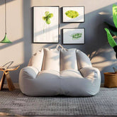 Bean bag chair in stylish green color